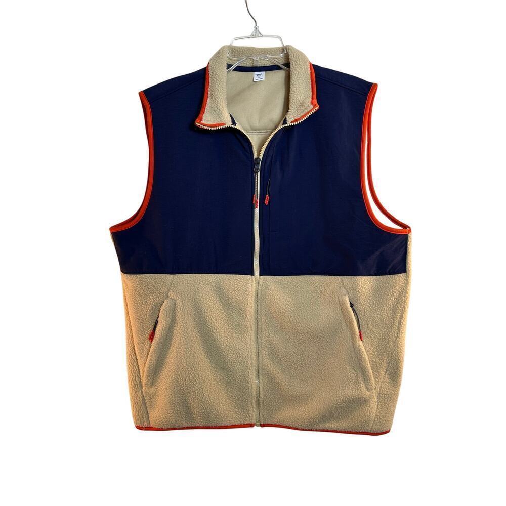 OLD NAVY ACTIVE Men’s Two-Tone Full Zip Vest / Size: XL